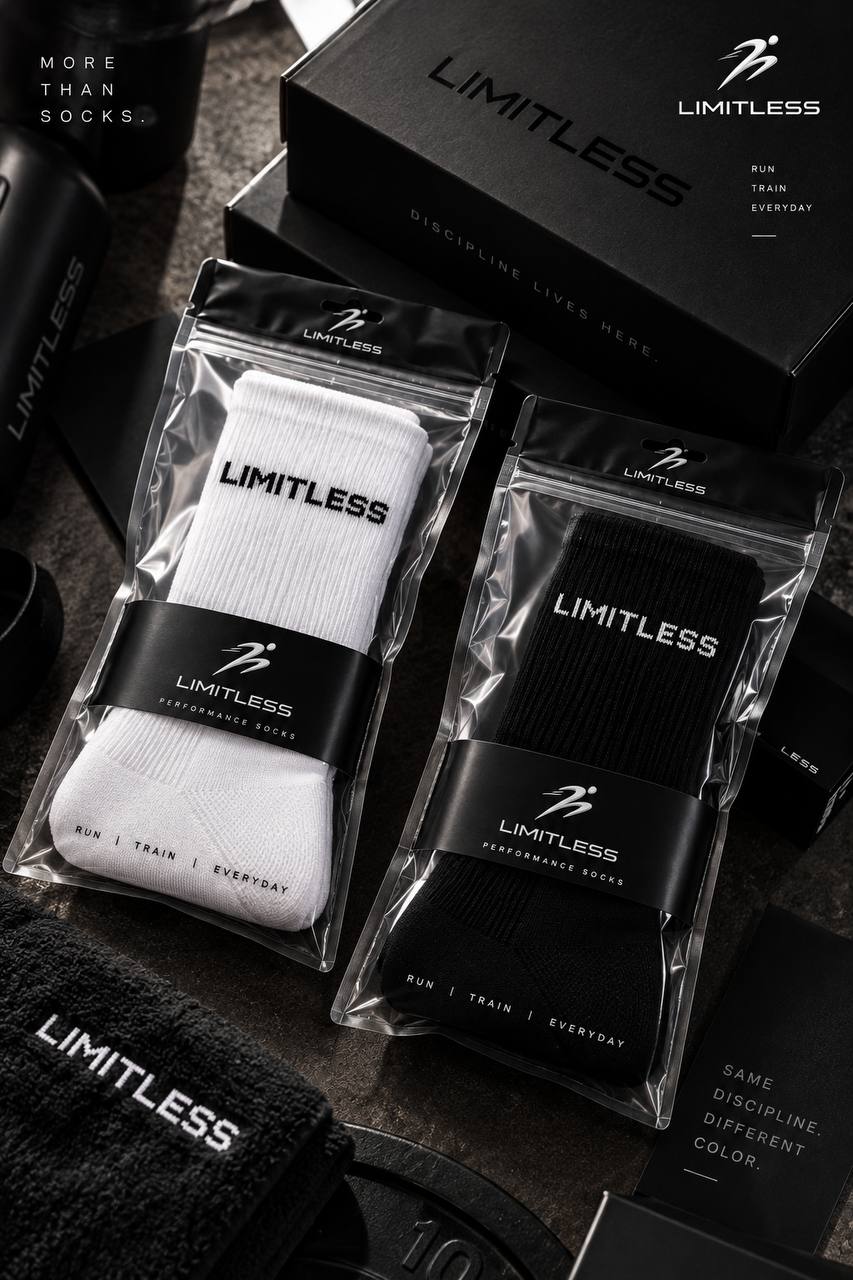LIMITLESS SOCKS 3 PACKS