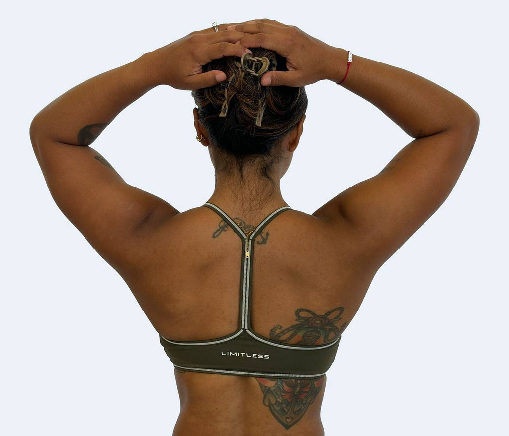 OLIVE GREEN Sport Bra